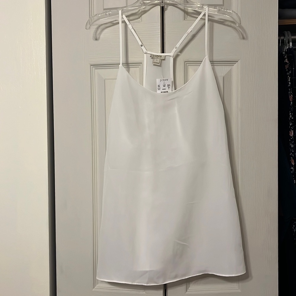NWT J Crew white cami